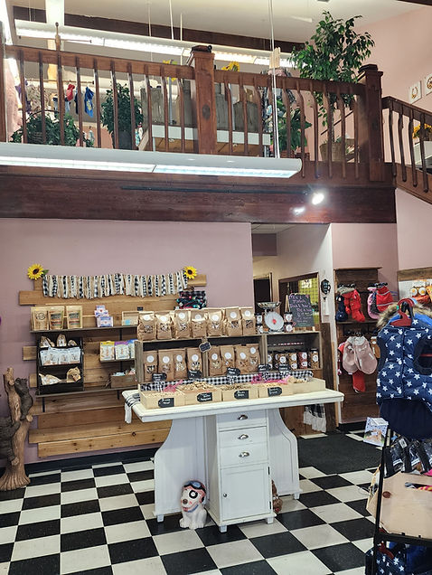 Treat bar and boutique display